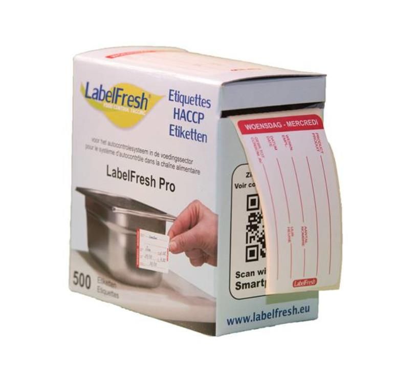 LABELFRESH *PRO* 500 ETIKETTEN 70X45MM "WOENSDAG"