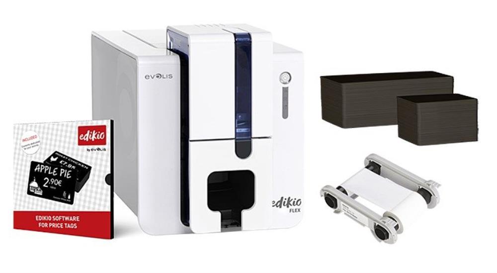 EDIKIO IMPRIMANTE "FLEX" MULTI-FORMATS, SIMPLE FACE, USB & ETHERNET
