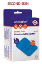 DETECTAPLAST PANSEMENT BLEU SECOND SKIN 5CM X7CM 20 PCES