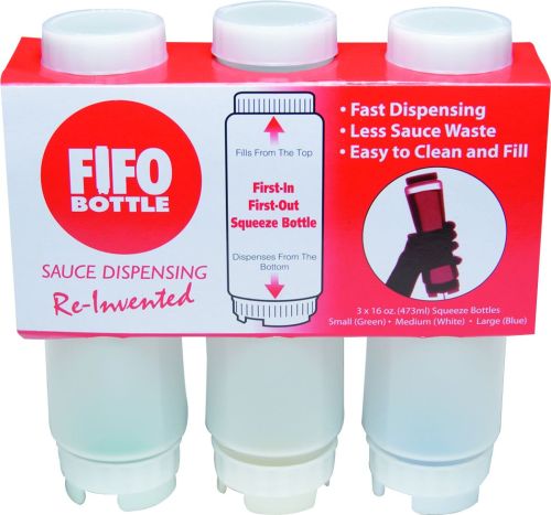 3 FLESSEN SAUS VERDELER 475ML=SET