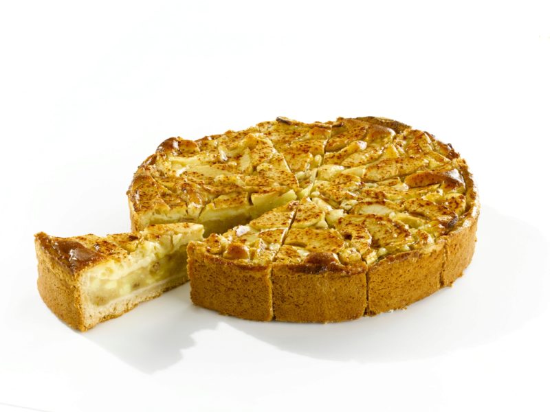 ❄️B & B 60048 GATEAU AUX POMMES NORMAND PRECOUPE12 PARTS CUIT 8X 1.8KG 