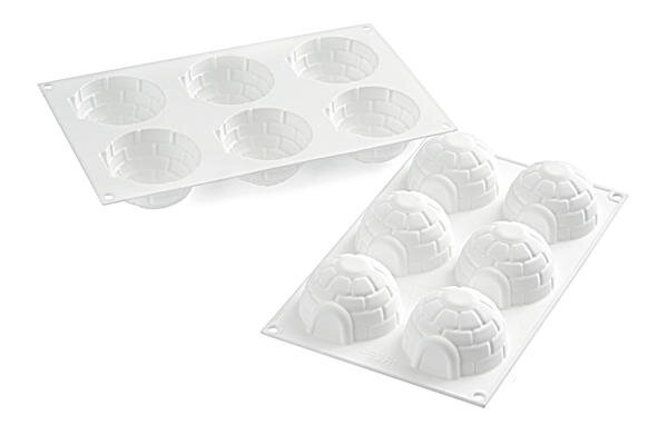 SILIKOMART - MOULE SILICONE - IGLOO Ø 38MM H 42MM VOL 115ML CURVEFLEX