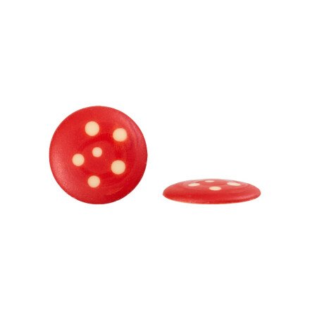 2015949 CHOCOLATE MUSHROOM CAP Ø 3CM 140 PIECES ***S/CD***