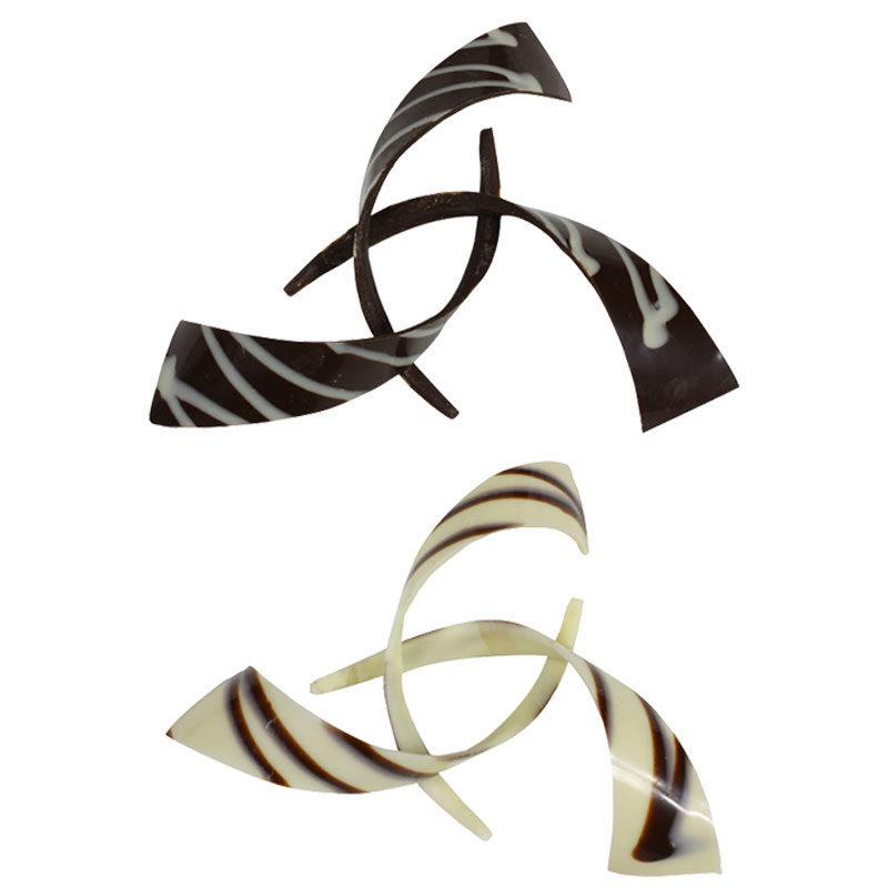 *FF*1034684 RUBAN LIGNES CHOCOLAT 69PCES 