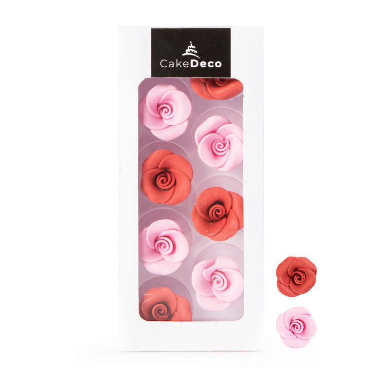 39409 CAKEDECO ROOSJES 8 PIECES ***S/CD***