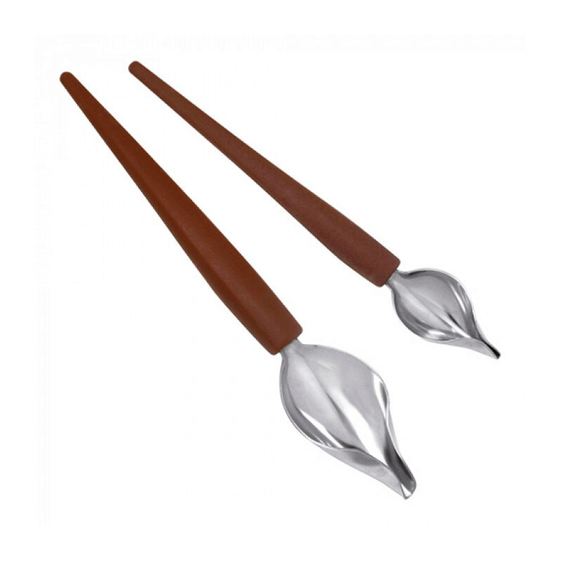 CUILLERES-PLUMES POUR DECOR 2 PIECES
