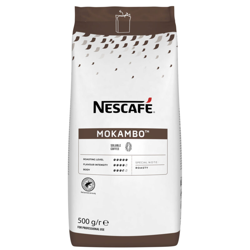 NESCAFE SOLUBLE COFFEE MOKAMBO TRADITION 500 GR