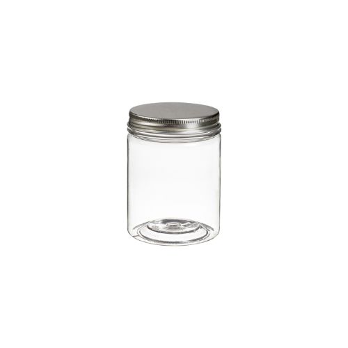 POT TORNILLO TRANSPARENT AVEC COUVERCLE 210ML H8,5CM Ø6,5CM 