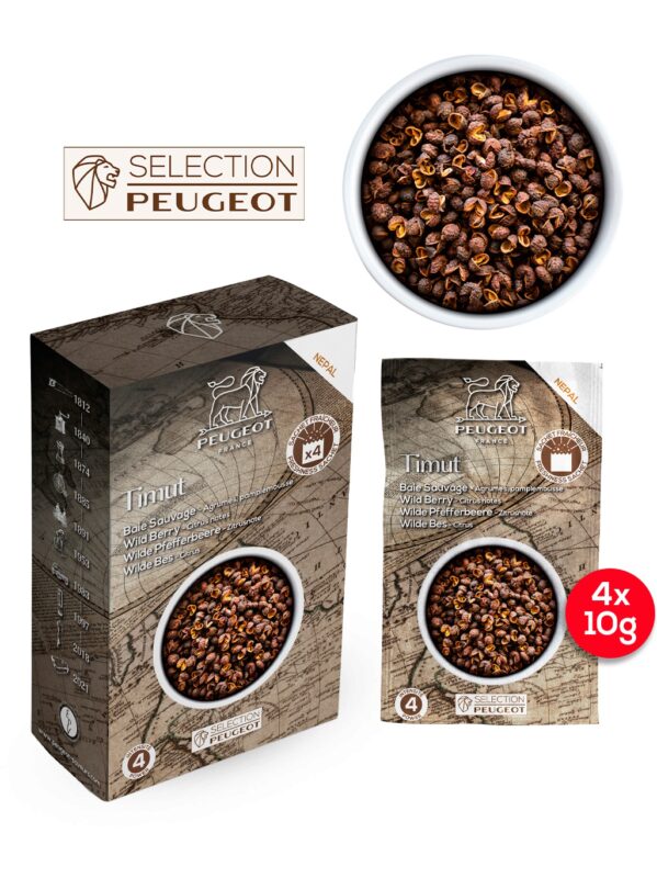 PEUGEOT MAESTRO WILD TIMUT PEPPER NEPAL 4X10GR