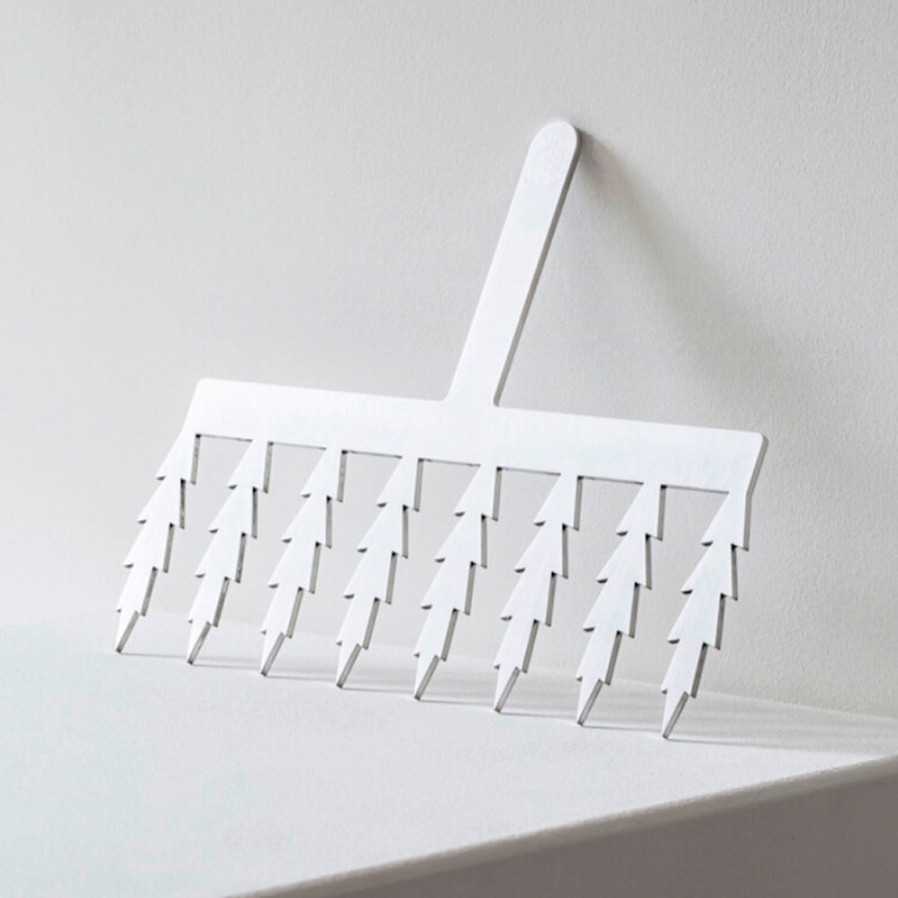 PEIGNE À TREMPER DÉCOR "8 PETALES DE 8 CM" MODÈLE "COMB"