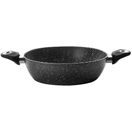 IBILI SAUTEPAN 28XH7.5CM-2 ANTI-AANBAK HANDGREPEN. STEEN VOOR ALLE KOOKPLATEN