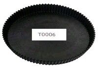 PLATINE A TARTE CBP 19,5CM BORD CANNELE 2,5CM POUR 4 PERSONNES T0006