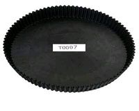 PLATINE A TARTE CBP 26CM BORD CANNELE 2,5CM POURR 9 PERSONNES T0007