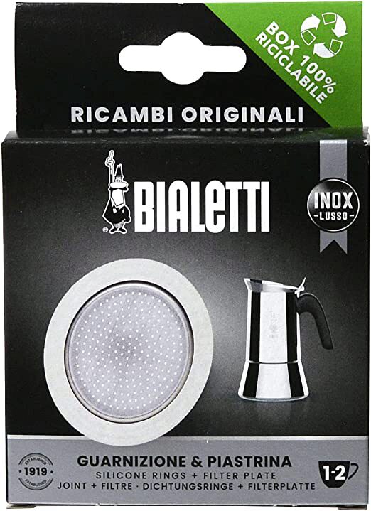 BIALETTI SET 3 GASKETS+FILTER 2T NEW MOKA