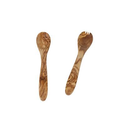 C&T OLIVE WOOD SALAD CUTLERY 30CM