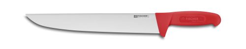 FISCHER BUTCHER KNIFE 30CM RED HANDLE 3010-30