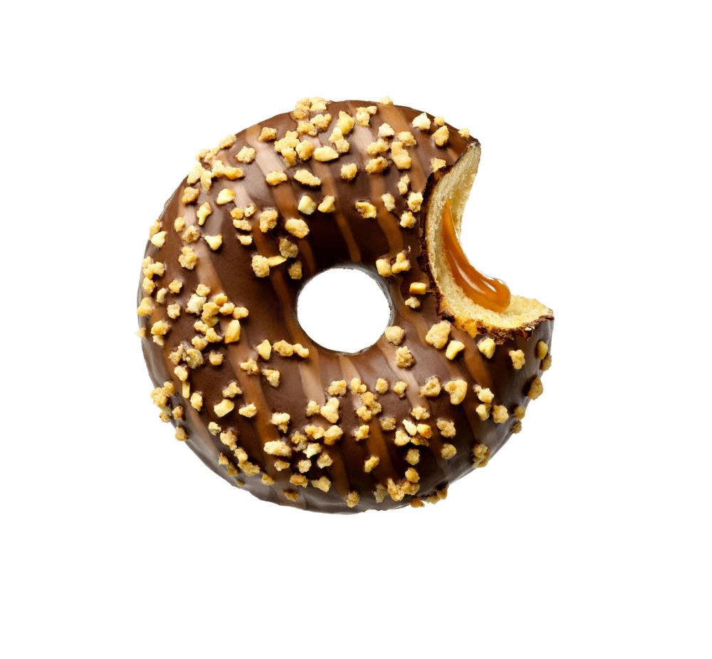 ❄️DAUPHINE 4250992-2104793 DONUT CARAMEL FOURRE  CARAMEL SALE CARAMAZING 48 X 77GR