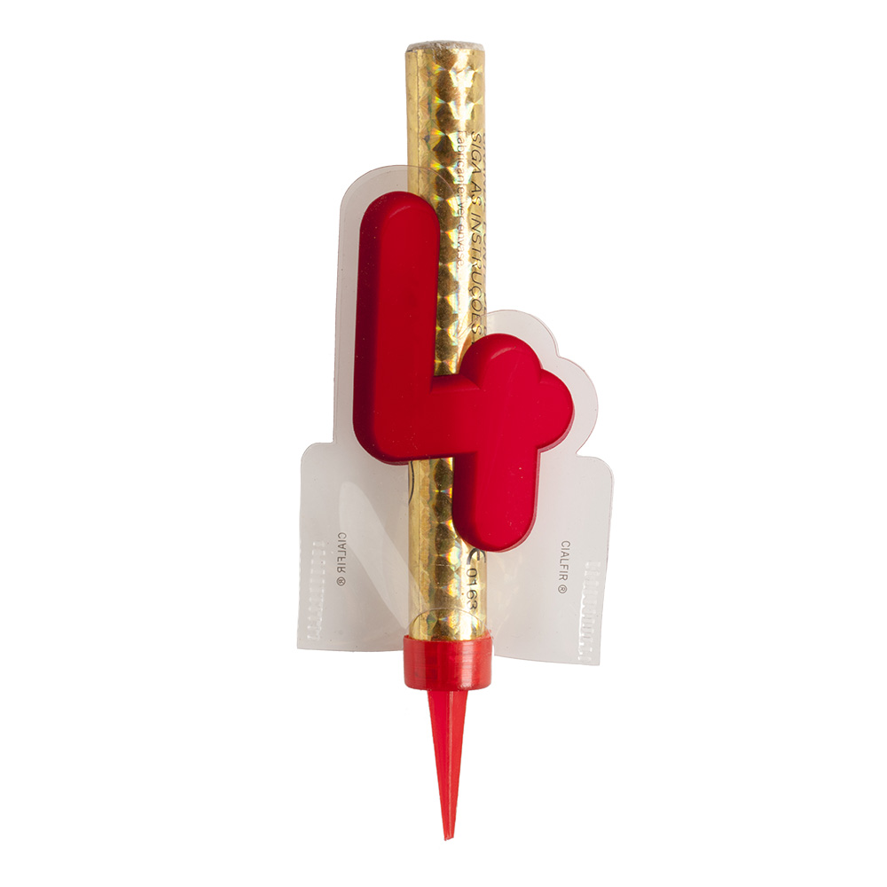 41004 VUURWERKKAARS NR 4  = STUK