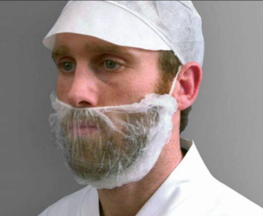 BAARDMASKER VOOR EENMALIG GEBRUIK 100 STUKS