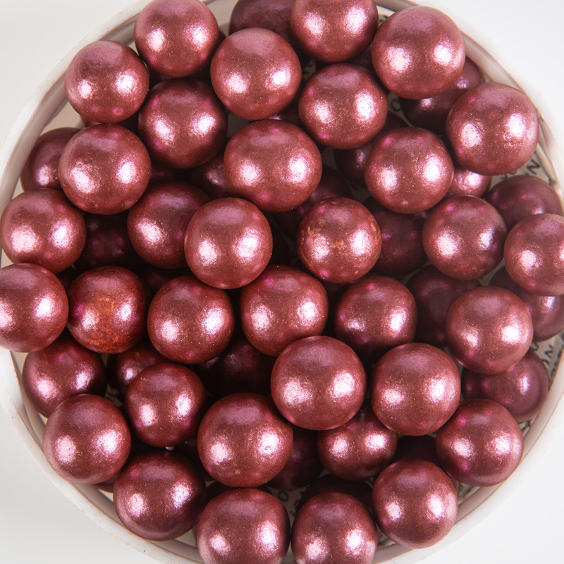 1057568 ZACHTE PAREL ROOD PARELACHTIG GROOT Ø1CM 600 GR***S/CD***
