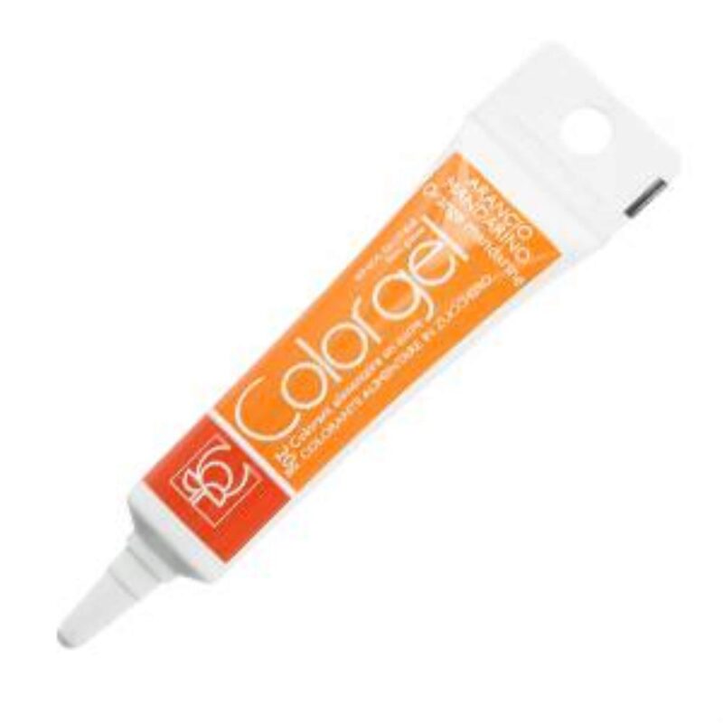 KLEURSTOF GEL ORANJE 20GR =BUIS
