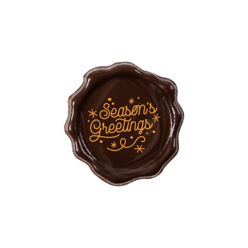 2015881 SEASON S GREETINGS STAMP 3.8CM 120PCS ***S/CDE***