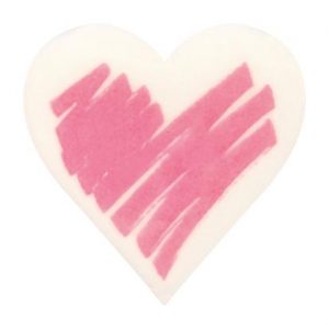 074133 PCB DÉCORS MERINGUÉS LOVE 3 CM 6 DESIGNS 270PCES ***S/CD***