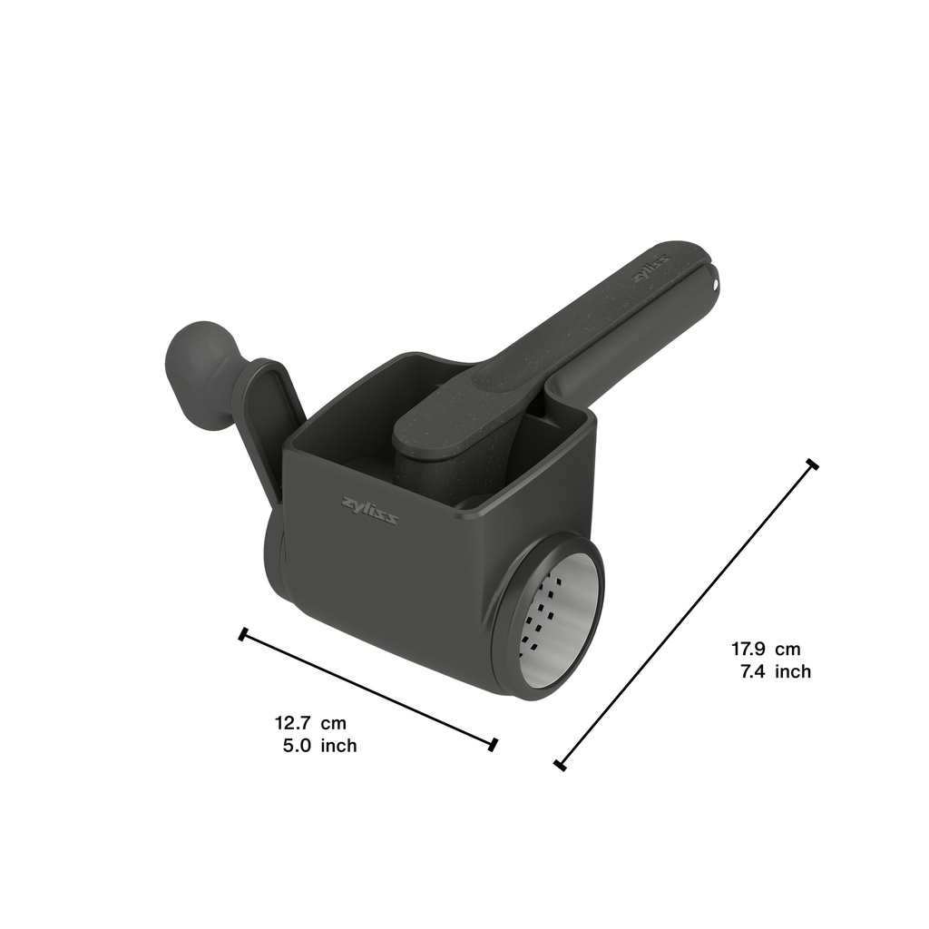 ZYLISS - RÂPE FROMAGE 2 TAMBOURS GRAIN FIN + GROS