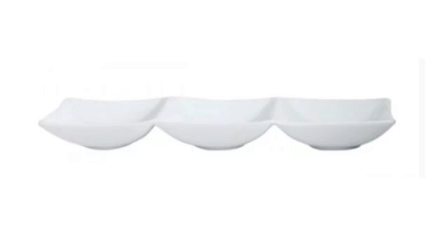 +GURAL COUPELLE PORCELAINE HONG KONG 3 COMP 25X8CM
