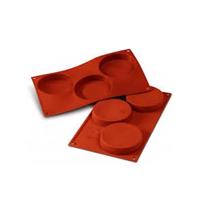 SILIKOMART SF042 3 FLORENTIJNSE VORM Ø103 H 20MM 140ML ML ANTI-AANBAK GN1/3 -50° TOT 250°