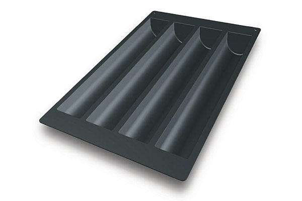 SILIKOMART - MOULE SILICONE 60 x 40CM - BUCHE SQ014 - 4x495X80 H63MM - 4 x 2317ML