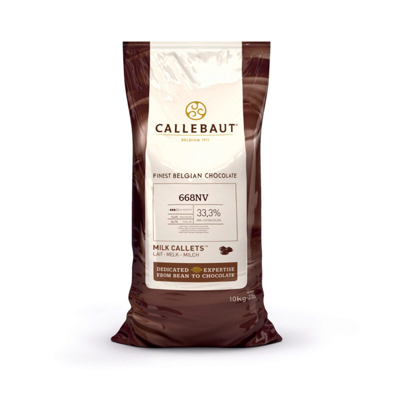 CALLEBAUT 668NV-01B AU LAIT 34% CALLETS 10KG 