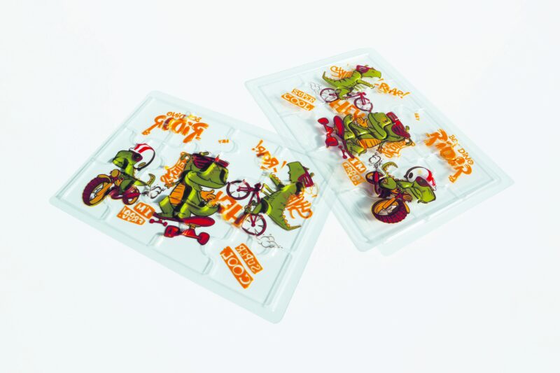 074037 PCB BLISTERS PUZZLES DINO RIDER 19X13 CM 10PCES ***S/CD***