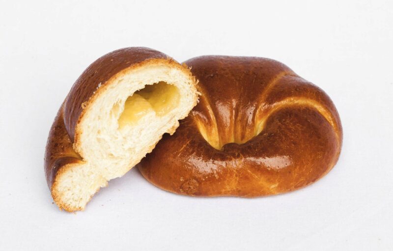 ❄️GEBAKKEN SUIKER KRUISBRIOCHE DOOS VAN 30 STUKS