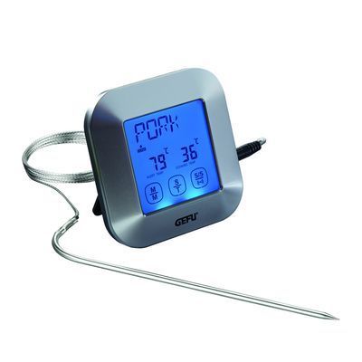 GEFU DIGITAL ROASTING THERMOMETER W/ PUNTO PROBE 0°C TO 250°C / 32°F TO 482°F + 99' TIMER