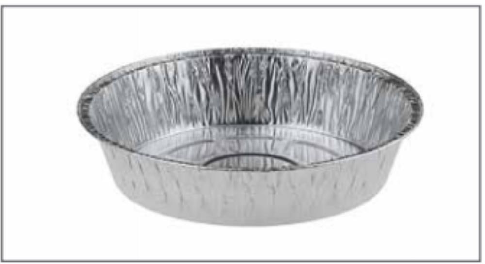 ALU PLATE Ø18.5CM HT4CM T0185 BOX OF 8X100PCS FOSTPLUS INCLUDED