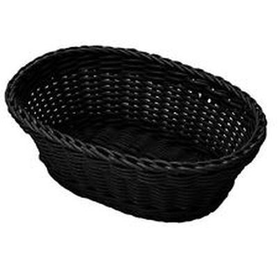 SALEEN BLACK OVAL BASKET 23.5X16XH6.5CM