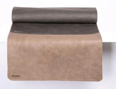 PAVELINNI CHEMIN DE TABLE REVERSIBLE 45X120CM METASMOKE/GRANITE