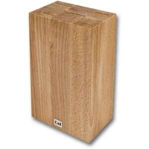 *FDS*KAI DM-0819 BLOC COUTEAU CUBE EN HETRE (5P) - DM-0819