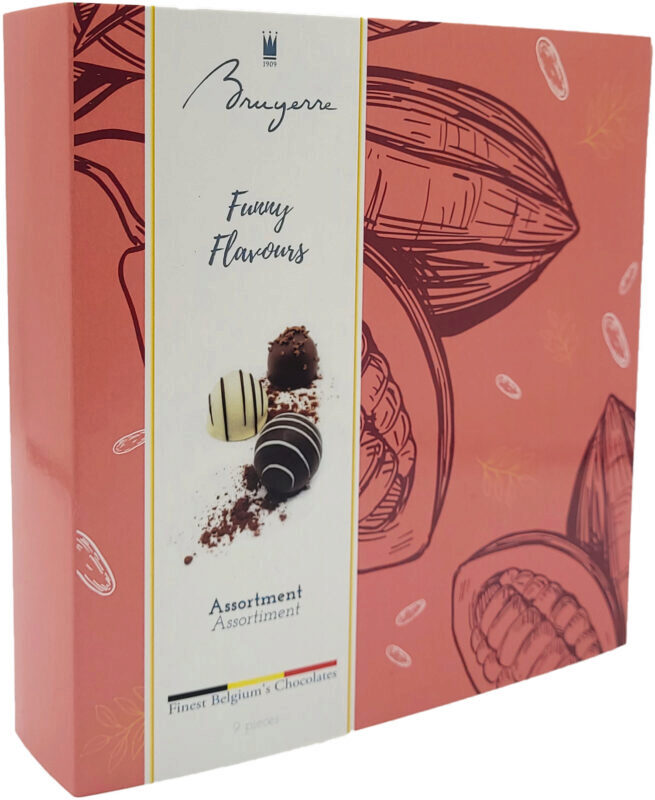 BRUYERRE BOITE 9 PCES FUNNY FLAVOURS 115G