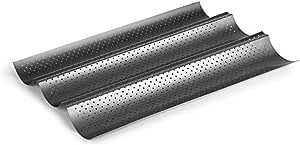 IBILI PERFORATED MOLD 3 BAGUETTES 38X24CM