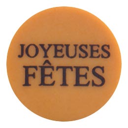 060319 PCB ROUND CBC JOYEUSES FÊTES Ø 2 CM 220PCES***S/CD***