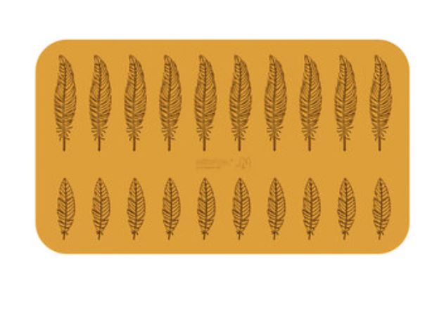 SILIKOMART MOULE SILICONE PIUMA 2 FORMESN.10 121X28 H 1.5 MM  N.10 79X23 H 1.5 MM