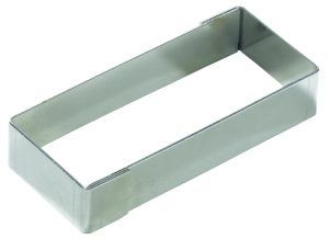 NONNETTE RECTANGLE INOX 40X4 HT 2CM