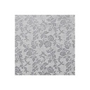 1030353 SQUARE PLATE 30X30CM SILVER