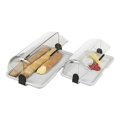 BIESSE PLAT ETALAGE 30X21 + CLOCHE PLEXY