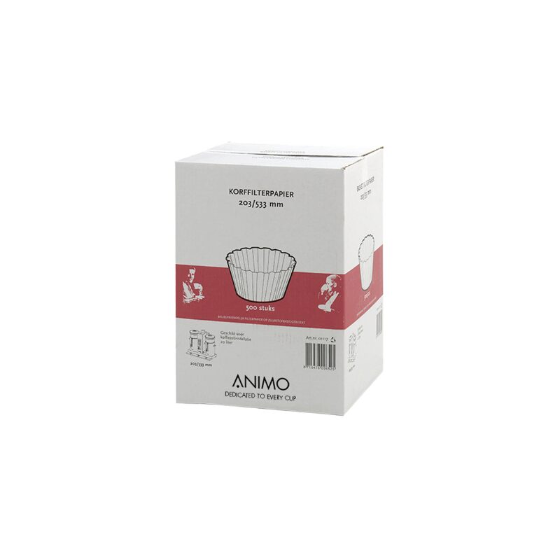 MANDPAPIEREN FILTERS 203/533 (500 ST)