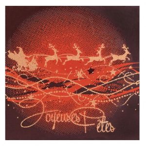 065206 PCB CARRÉS CN JOYEUSES FÊTES 3,5 CM 240PCES***S/CD***