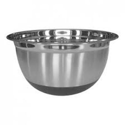 14CM-0.70L BI-COLOUR STAINLESS STEEL ANTI-SLIP BOWL