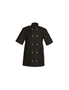 SNV BLACK FABRIC JACKET SIZE 0 (36-38) POLY/COTTON 210GR LONG SLEEVES